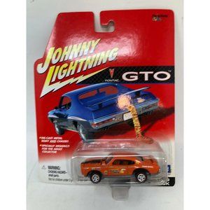 Johnny Lightning Orange 1969 GTO Super Stock From GTO Series